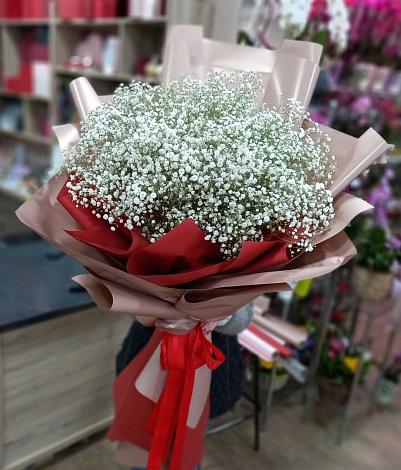 Букет цветов из: Гипсофила в Дергаево