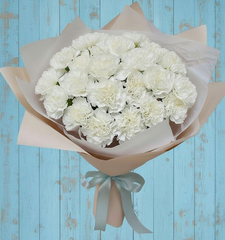 Букет цветов из: Гвоздики в Дергаево