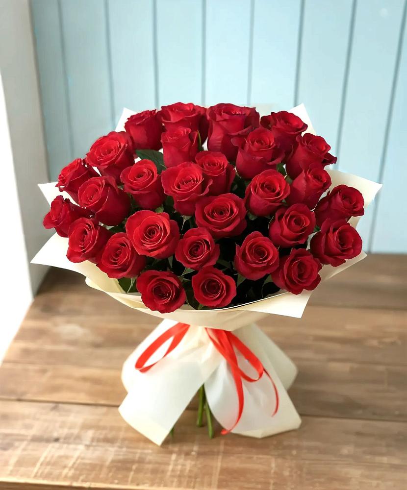 Букет 29 Красных роз в Дергаево