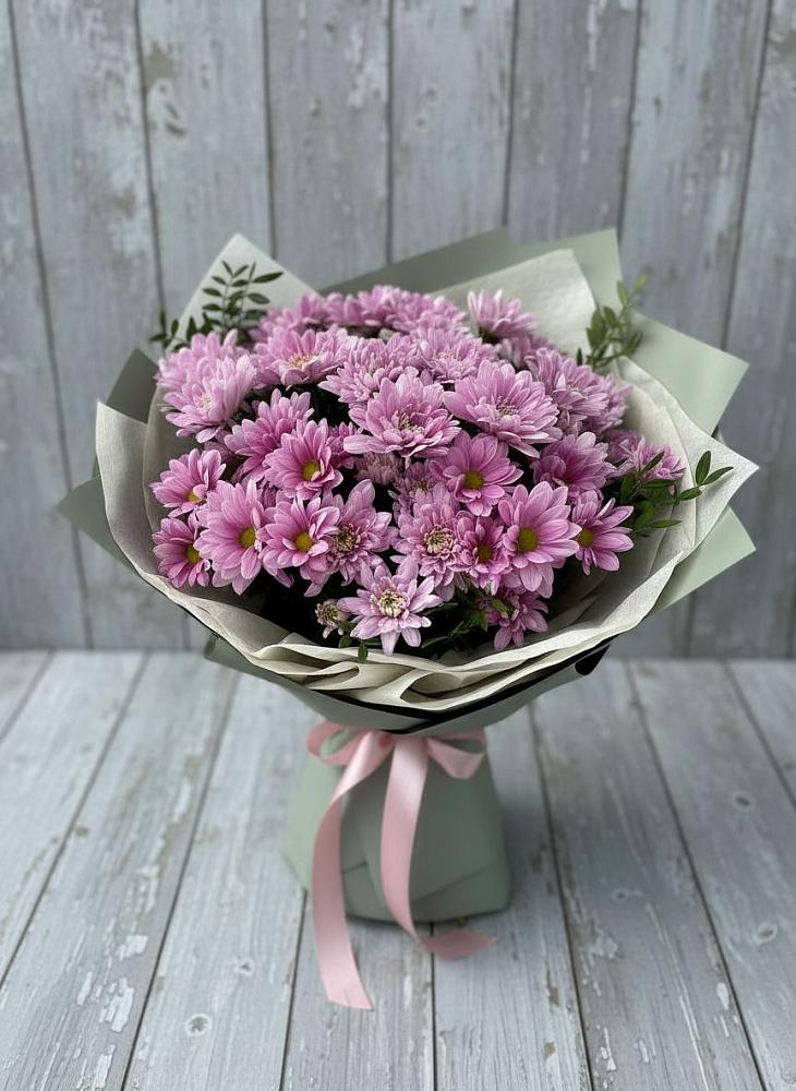 Букет цветов из: Хризантемы в Дергаево