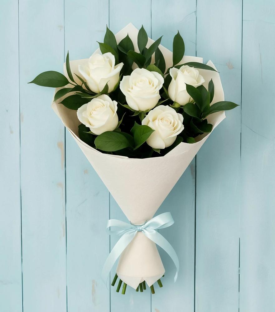 Букет цветов из: Розы в Дергаево