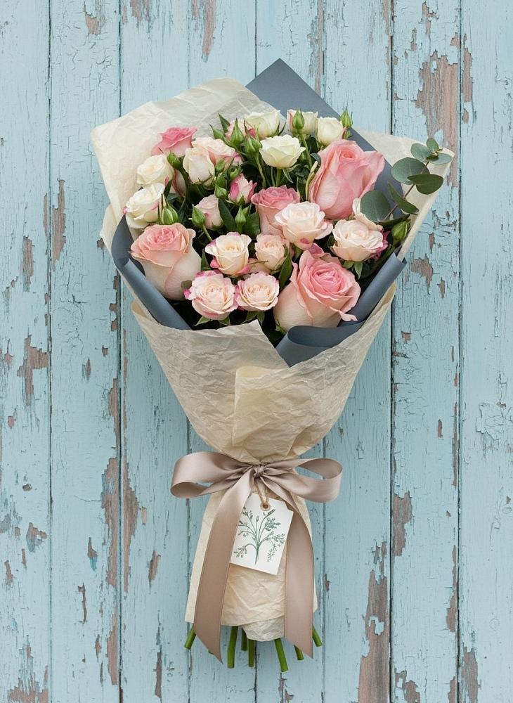 Букет цветов из: Розы в Дергаево