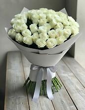 Букет 35 Белых роз в Дергаево
