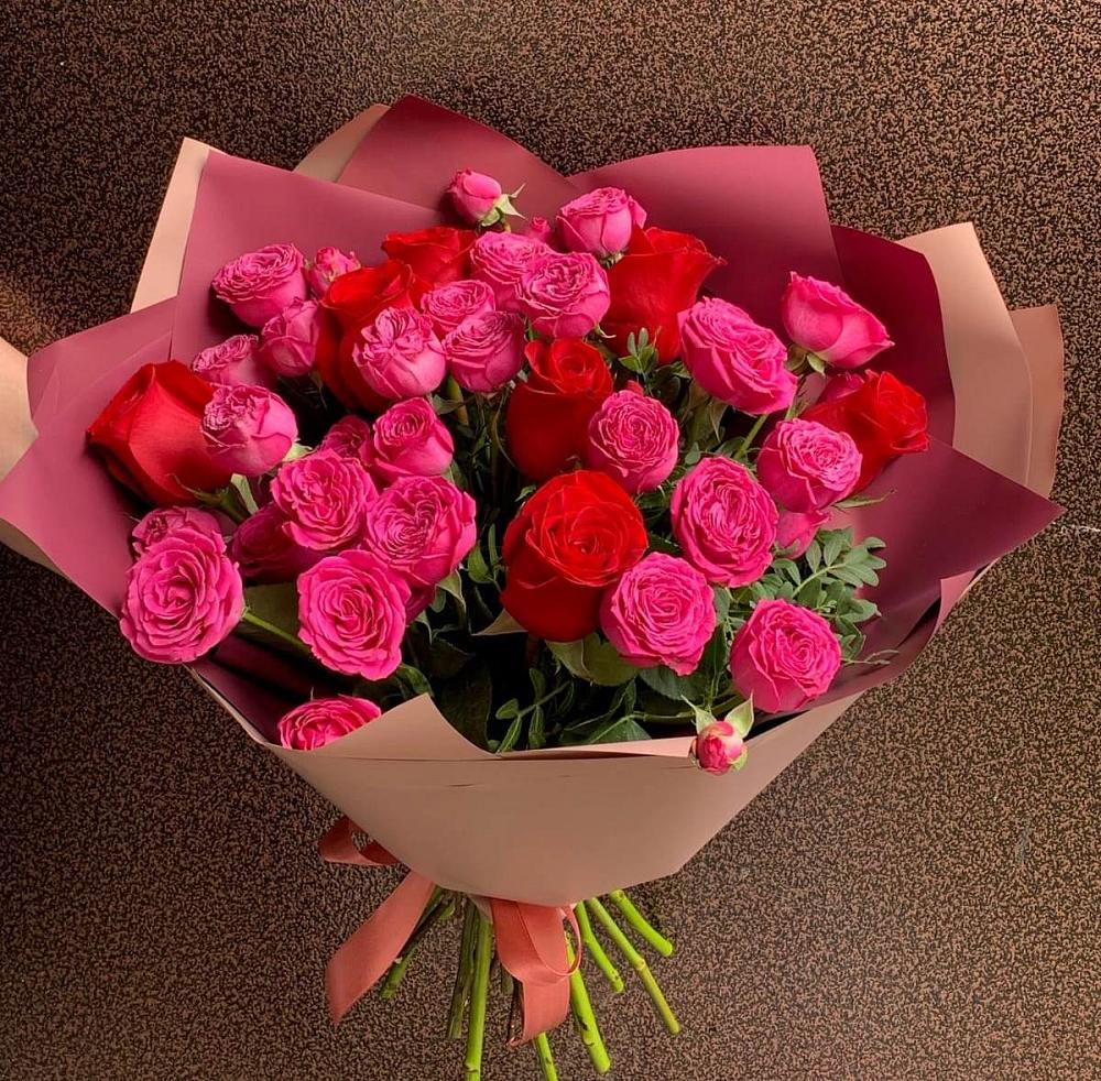 Букет В объятьях нежности в Дергаево