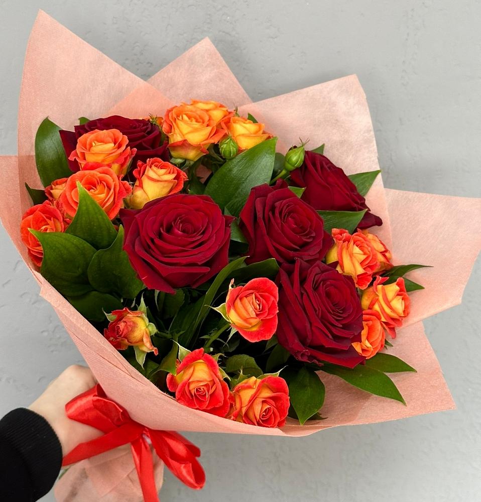 Букет Любовь и восторг в Дергаево