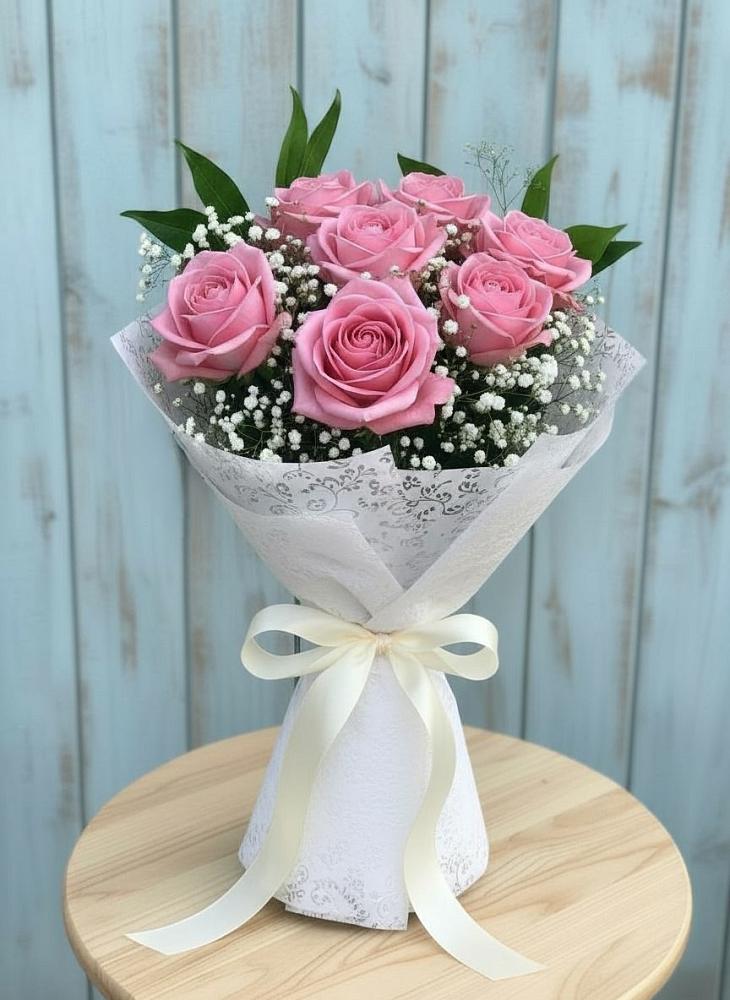Букет цветов из: Розы в Дергаево