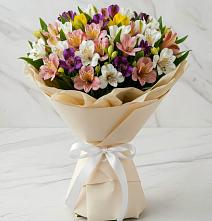 Букет цветов из:  Альстромерии в Дергаево