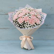 Букет цветов из:  Гвоздики в Дергаево