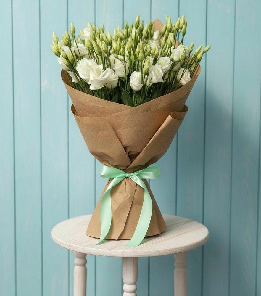 Букет цветов из: Лизиантусы в Дергаево