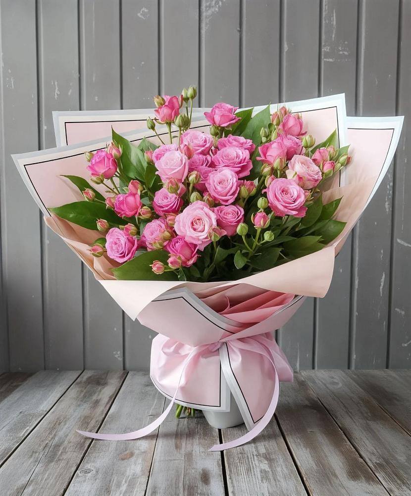 Букет Розовый кустик в Дергаево