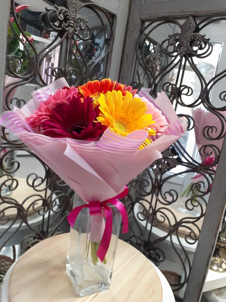 Букет цветов из: Герберы в Дергаево