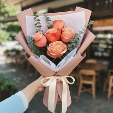 Букет цветов из:  Розы в Дергаево