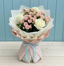 Букет цветов из:  Розы в Дергаево