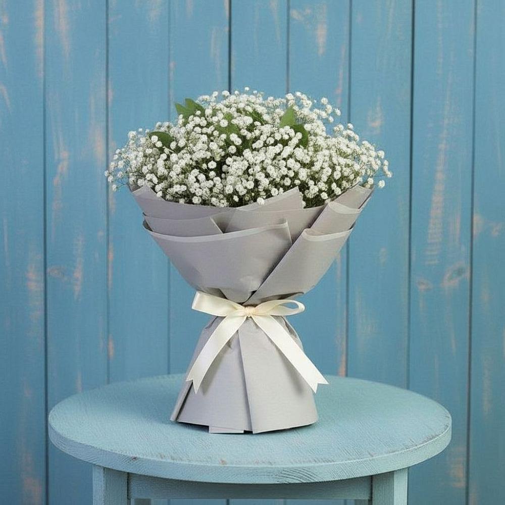 Букет цветов из: Гипсофила в Дергаево