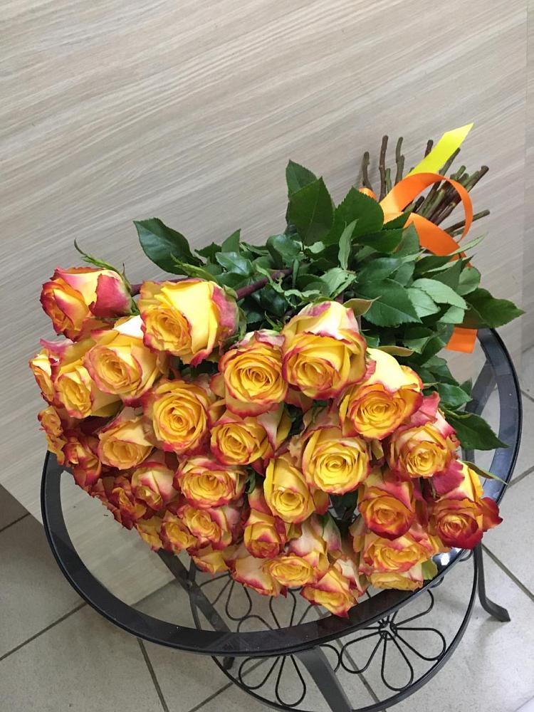 Букет Желтые розы в Дергаево