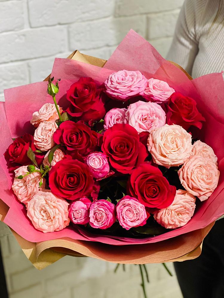 Букет цветов из: Розы в Дергаево