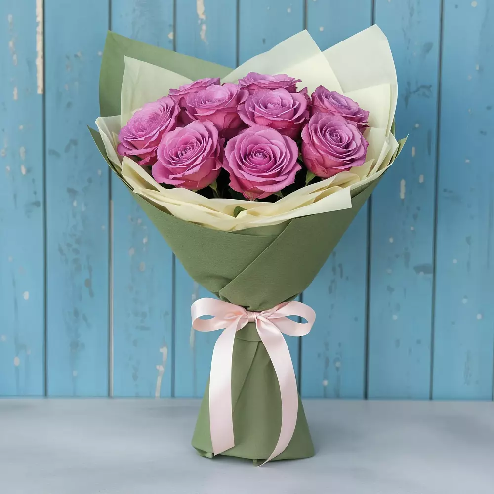 Букет Розы Фёрст Леди в Дергаево