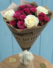 Букет цветов из:  Розы в Дергаево