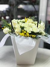 Цветочная композиция из Розы  в Дергаево