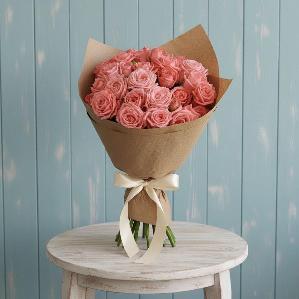 Букет цветов из: Розы в Дергаево