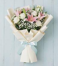 Букет цветов из:  Лилии в Дергаево