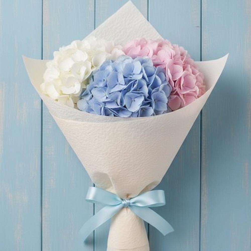 Букет цветов из: Гортензия в Дергаево